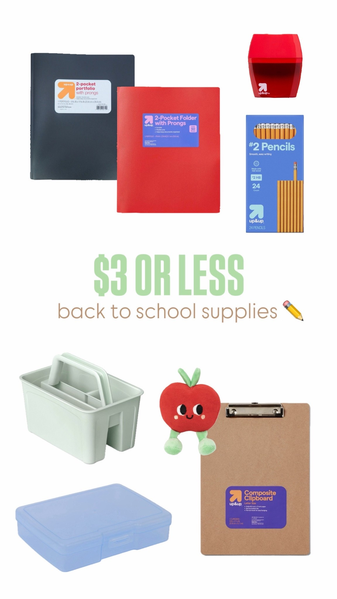 $3 or less back to school supplies! ✏️🍎

#LTKSeasonal #LTKKids #LTKSaleAlert