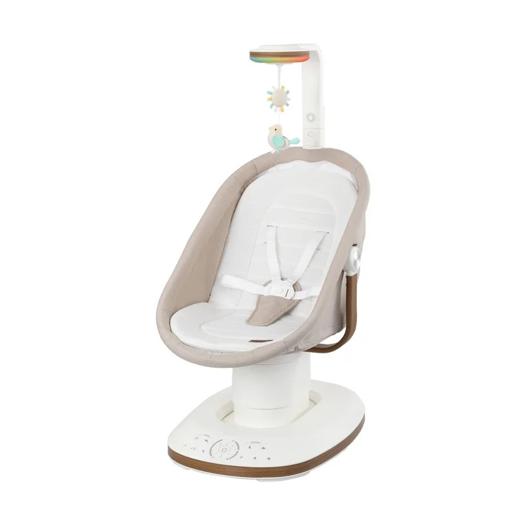 Evenflo Elara 2-in-1 Smart Motion Swing & Soothing Nest, Coastal Coffee | Walmart (US)