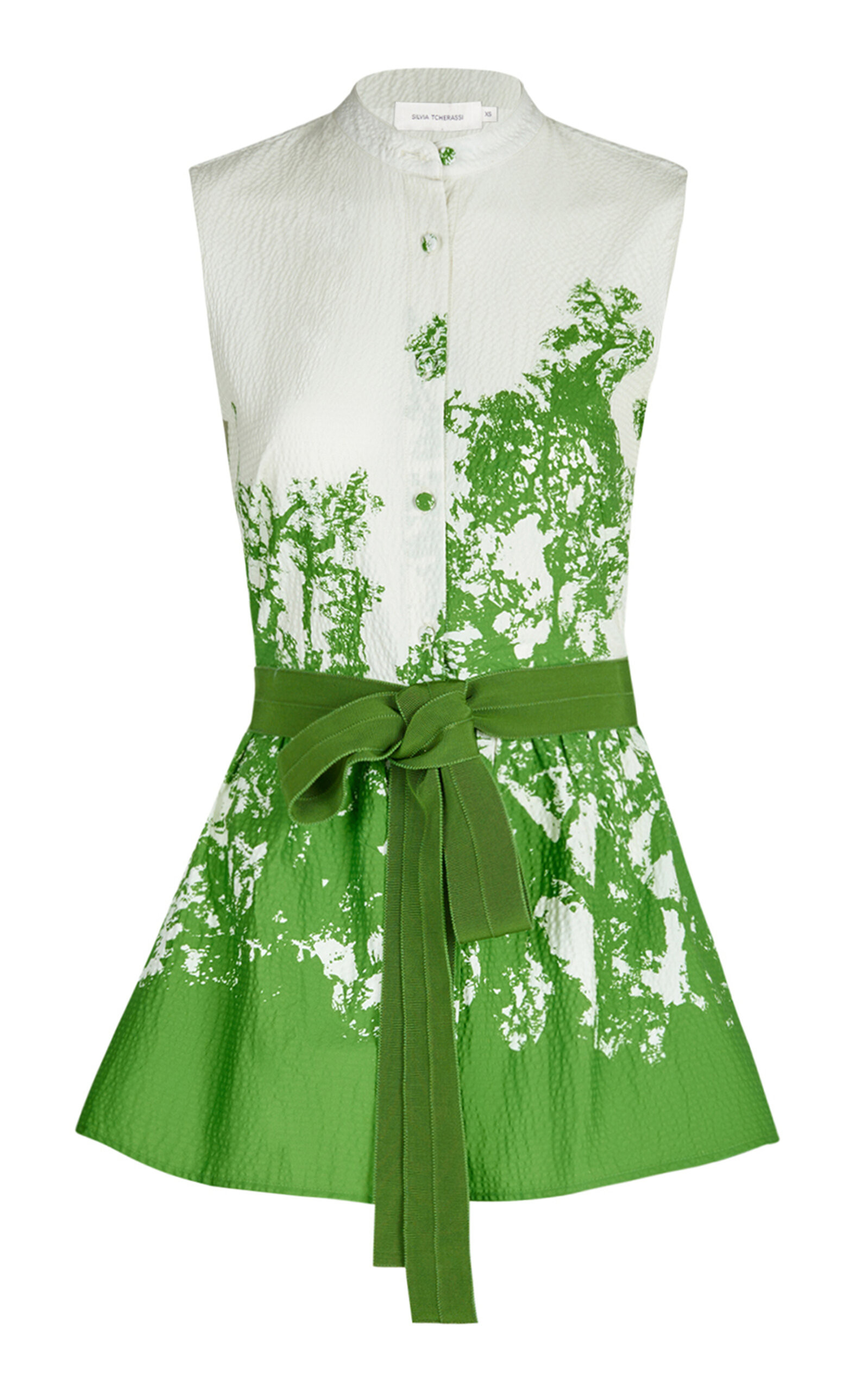 Colony Belted Cotton-Blend Peplum Top | Moda Operandi (Global)
