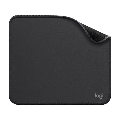 Logitech Mouse Pad - Studio Series, Computer Mouse Mat with Anti-Slip Rubber Base, Easy Gliding, Spill-Resistant Surface, Durable Materials, Portable, in a Fresh Modern Design, Graphite | Amazon (US)