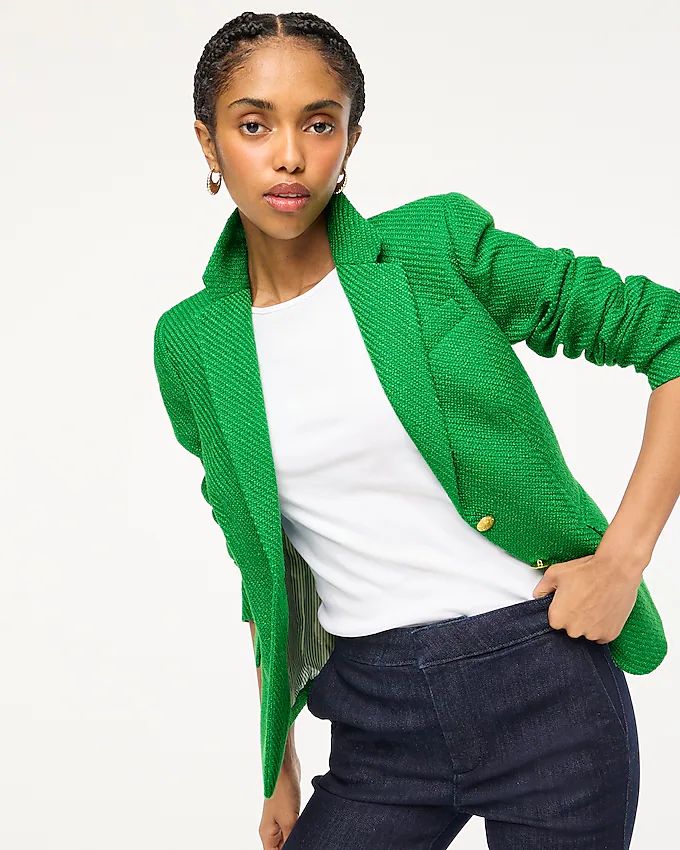 Tweed schoolboy blazer | J.Crew Factory