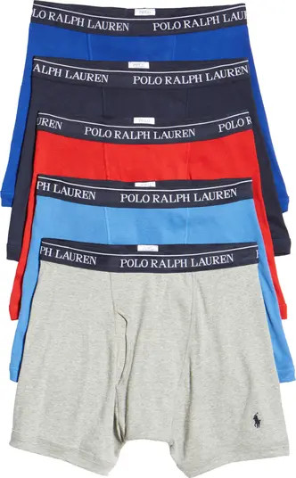 5-Pack Assorted Performance Boxer Briefs | Nordstrom