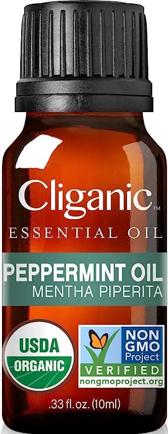 Cliganic USDA Organic Peppermint Essential Oil, 100% Pure Natural Undiluted, for Aromatherapy | N... | Amazon (US)