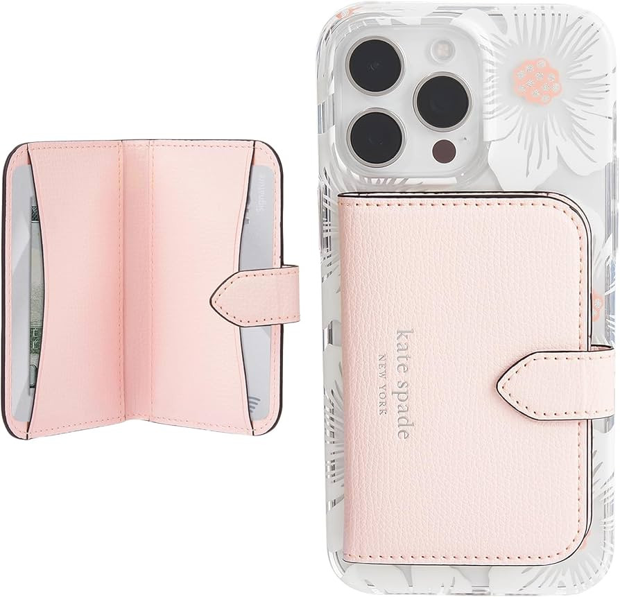 kate spade new york Morgan Magnetic Phone Wallet/Card Holder - Compatible with MagSafe Phones and... | Amazon (US)