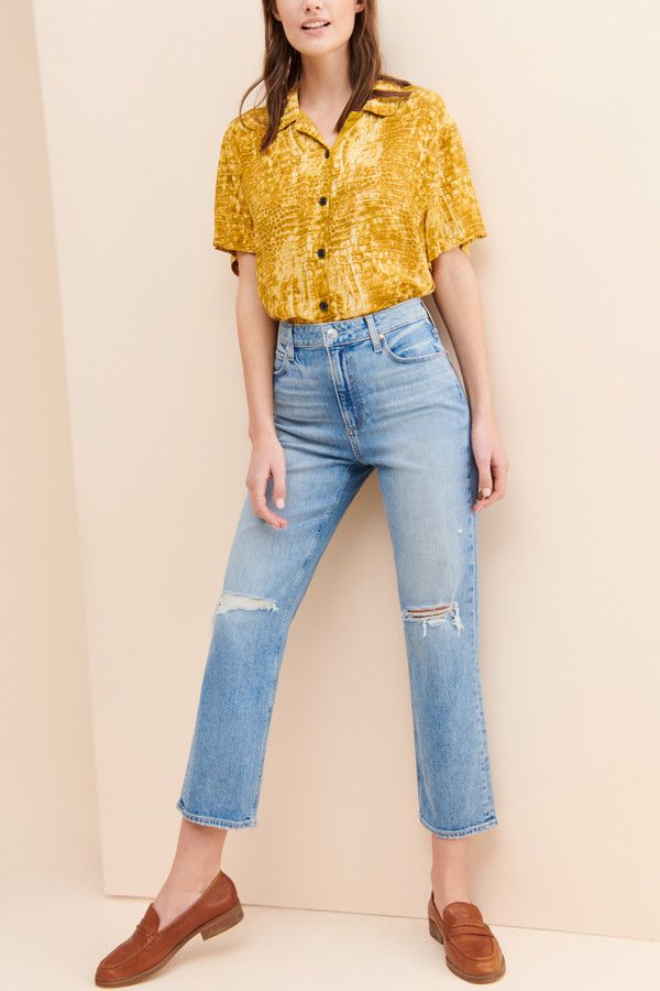 Sarah Straight Ankle Jeans | Nuuly