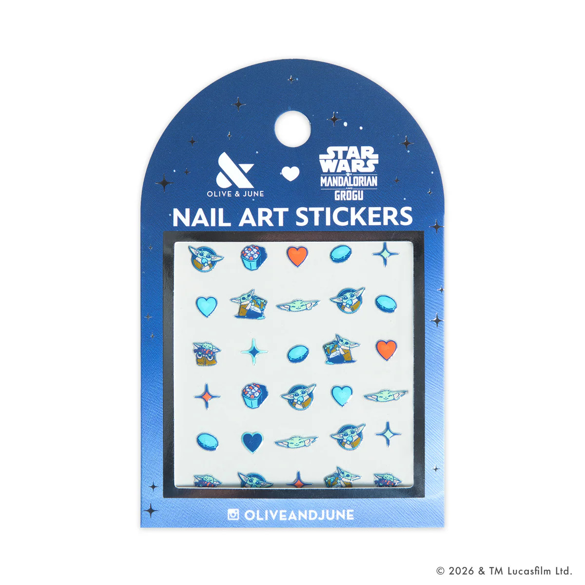 Grogu Snacks Puffy Nail Art Stickers | Olive & June
