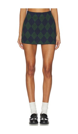 Show Me Your Mumu Cher Mini Skort in Green. - size L | Revolve Clothing (Global)