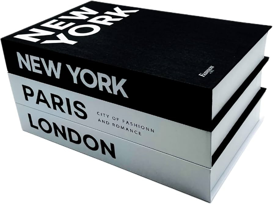 3 Pieces Decorative Books, Faux Books with Hidden Storage, Decorative Books for Bookshelf Coffee ... | Amazon (US)