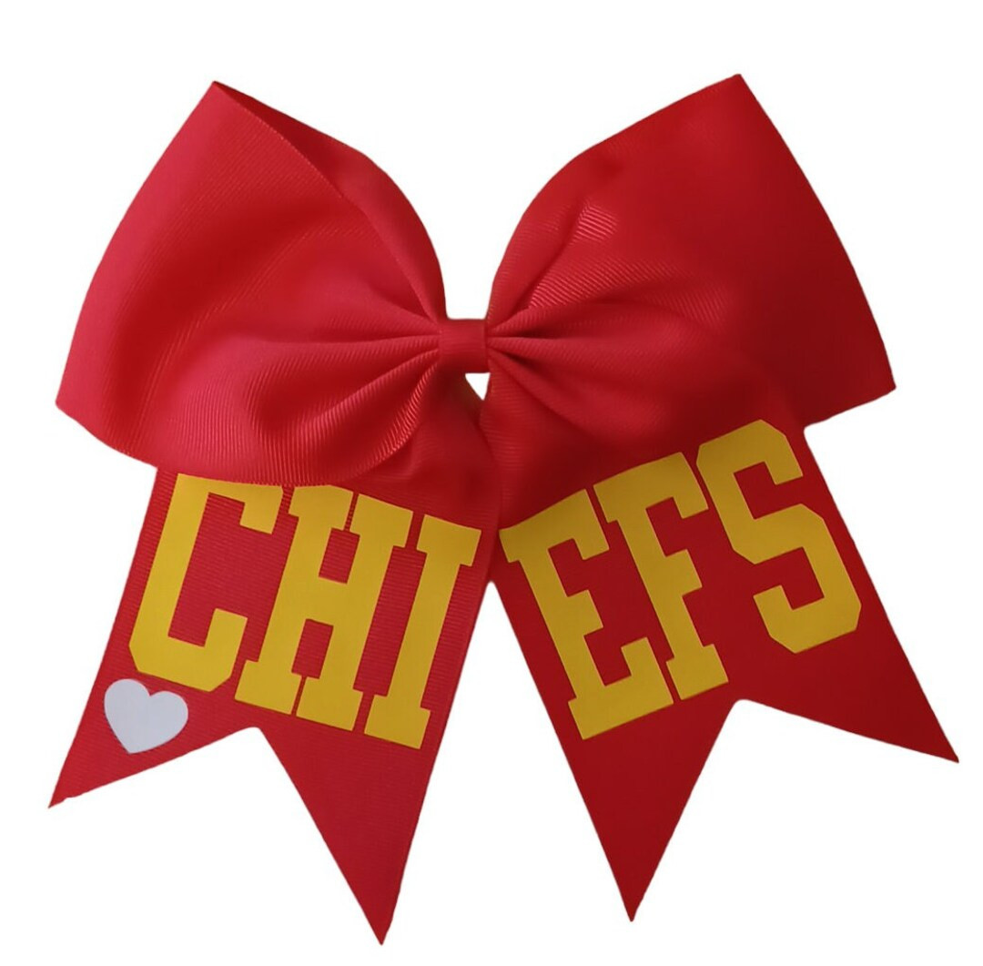 Chiefs Bow Customize Personalize Team School Bow Bulk Bow - Etsy | Etsy (US)