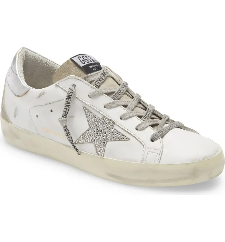 Golden Goose Super-Star Crystal Embellished Sneaker | Nordstrom | Nordstrom