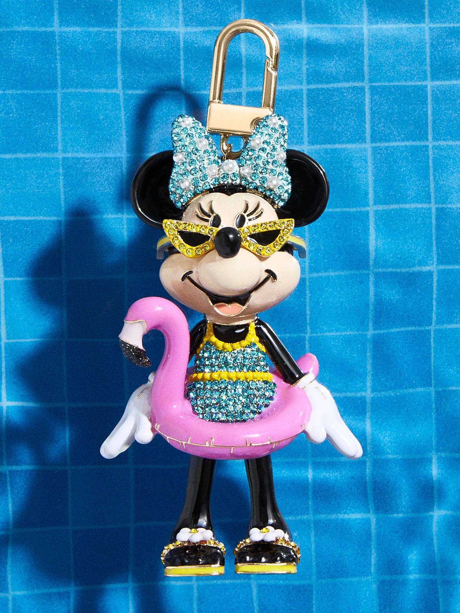 Minnie Mouse Disney Bag Charm - Pool Party | BaubleBar (US)