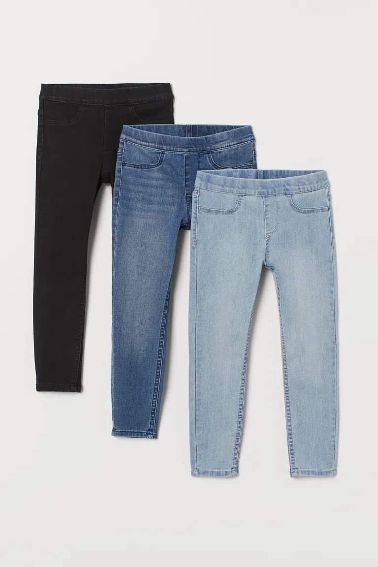 3-pack Denim Jeggings | H&M (US)