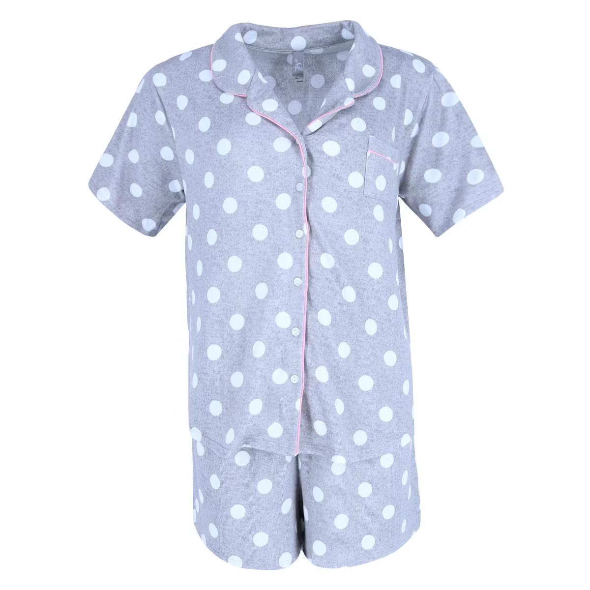 PJ Couture Women's  Polka Dot Pajama Short Set | Target