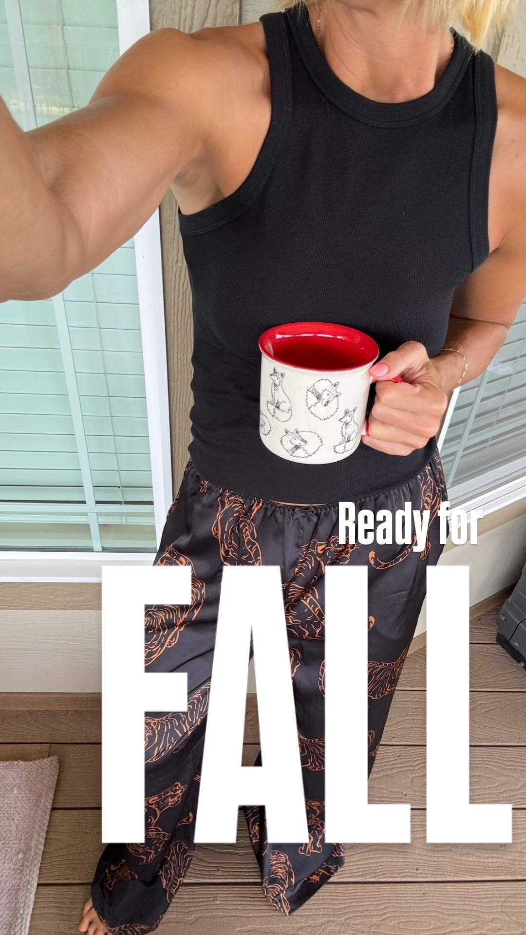 ☕️ Coffee in hand, comfy vibes on point. These satin tiger-print PJs from Target are giving luxe loungewear without the price tag. Perfect for slow mornings or Netflix nights 🐅✨

Sizing: wearing a medium, fit is relaxed and comfy.
Shop them now before they’re gone ➡️ #TargetStyle #LTKunder50 #LTKSeasonal


#LTKFindsUnder50 #LTKOver40 #LTKSeasonal