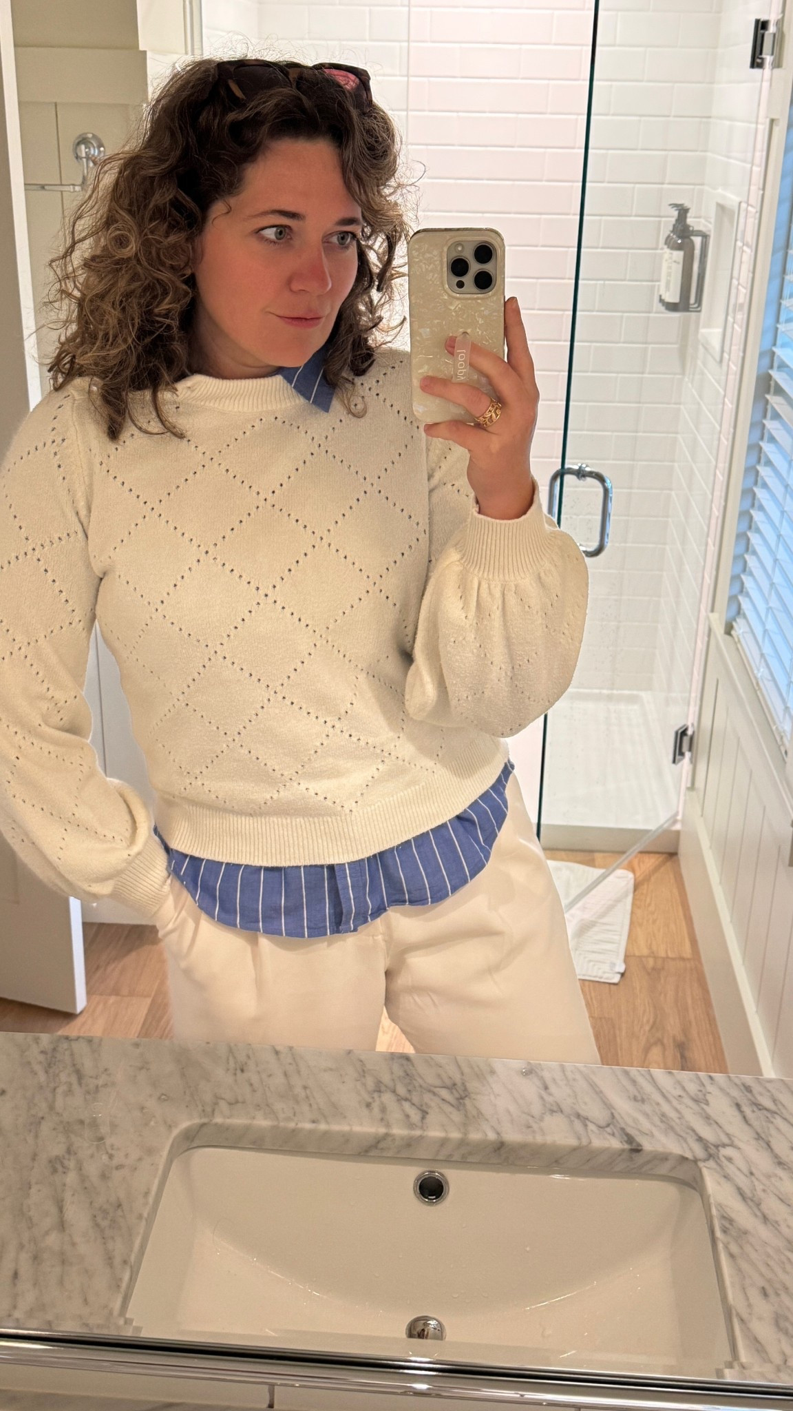 A chilly maine day calls for coastal grandmother layering

#LTKSeasonal #LTKMidsize #LTKFindsUnder100