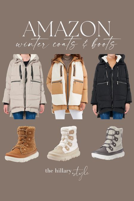 Amazon winter coats and winter boots!

Amazon fashion. Winter fashion. For her. Coats. Jackets. Boots. Sorel. 

#LTKSeasonal #LTKshoecrush #LTKstyletip