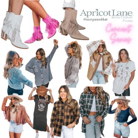 Do not @ me when you are mad that you went & spent all your money!😂 Apricot Lane Peoria has some of the cutest pieces in their Gone Country Collection! PERFECT for a country concert or girls trip to Nashville! 

#nashville #nashbash #gonecountry #countryconcert #countrymusic #flannel #plaid #dresses #shackets #boots #graphictees #fringe #fashion #letsgogirls 

#LTKtravel #LTKstyletip #LTKfit