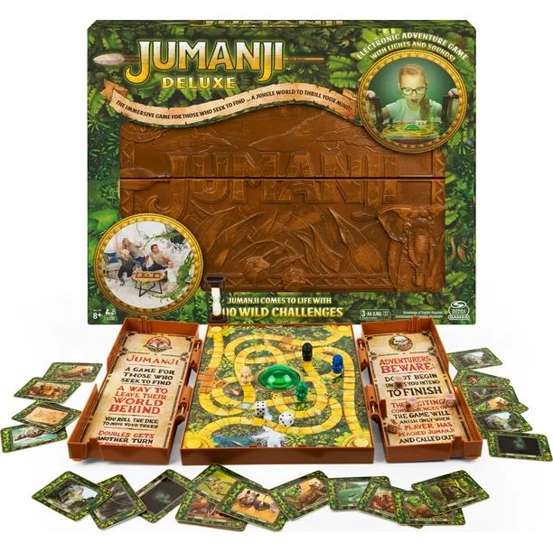 Jumanji Deluxe Game, Immersive Electronic Version of The Classic Adventure Movie Board Game, With... | Walmart (US)