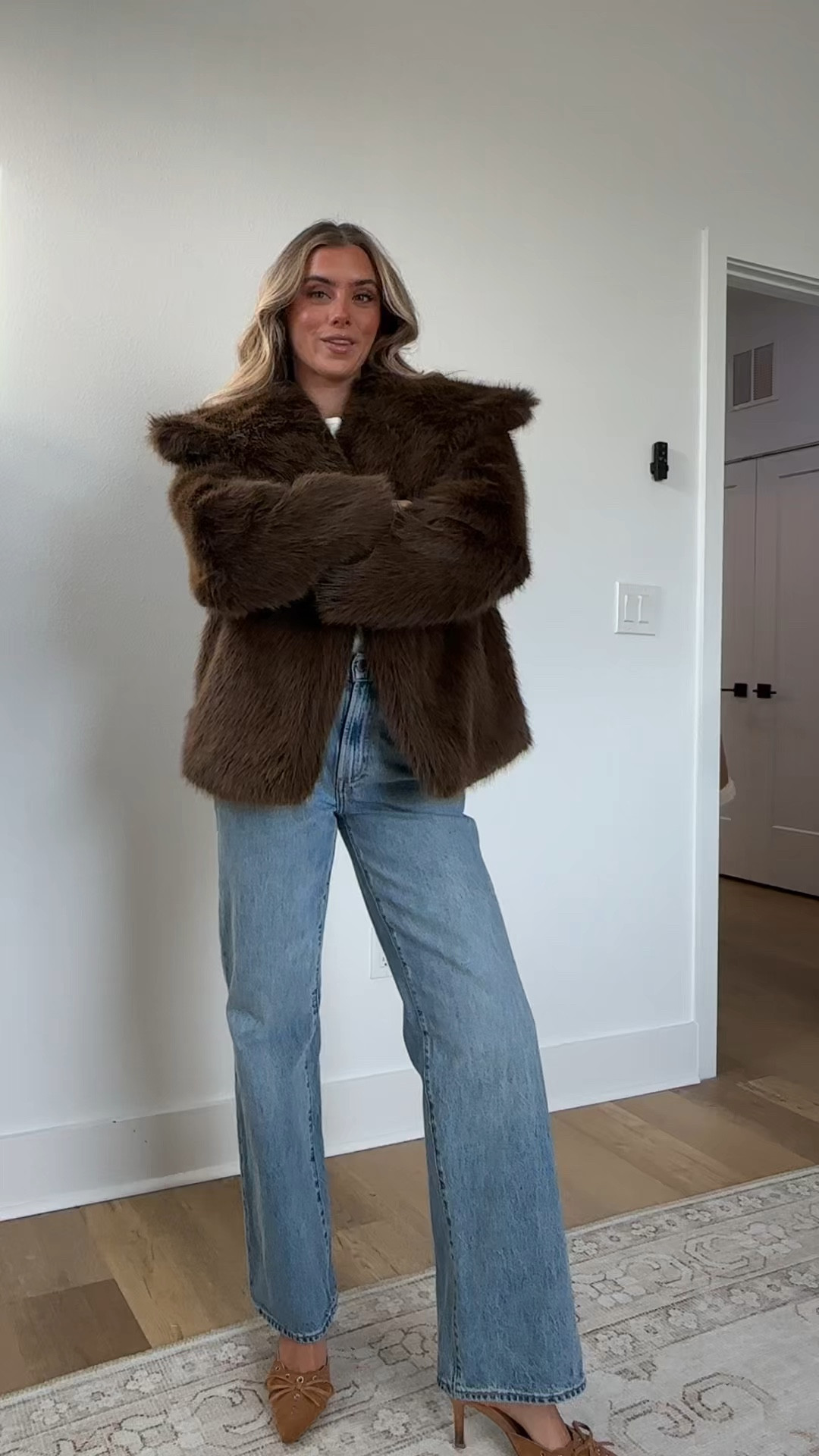 Amazon size small Cicy Bell Womens Faux Fur Coat Winter Shaggy Casual Oversized Lapel Jackets Warm Fuzzy Outerwear

#LTKootd #LTKSeasonal #LTKSaleAlert