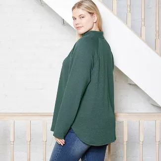 Women's Plus Size Feminine Fleece Sweatshirts - Ava & Viv™ | Target