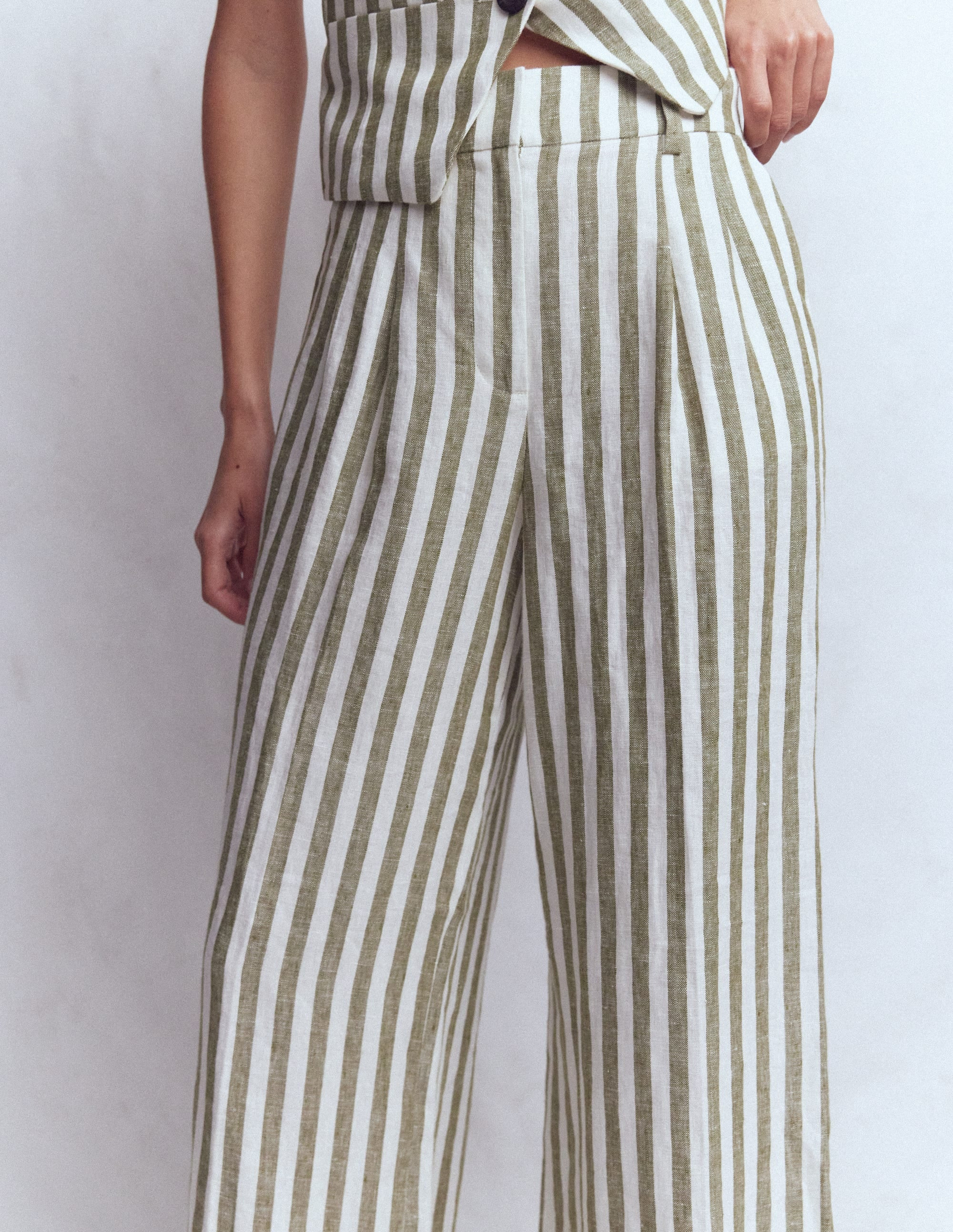 Kensington Linen Pants-Mayfly Stripe | Boden (US)