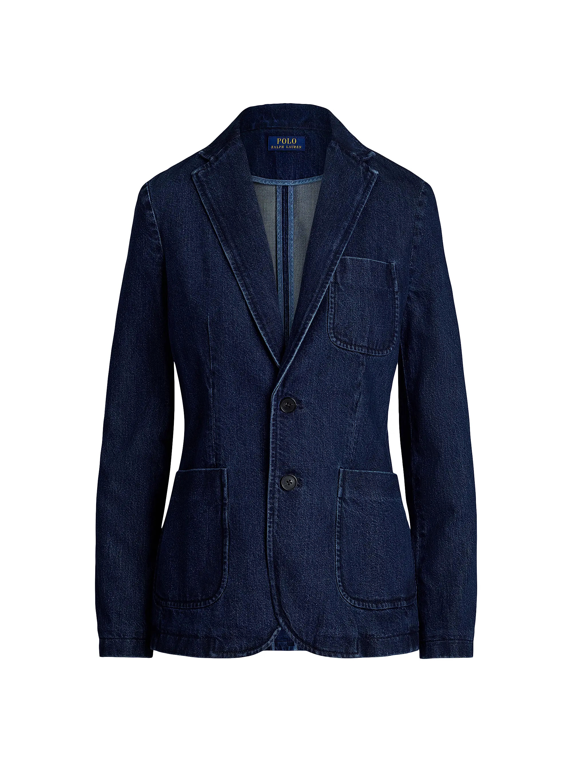 Cotton Denim Single-Breasted Blazer | Saks Fifth Avenue