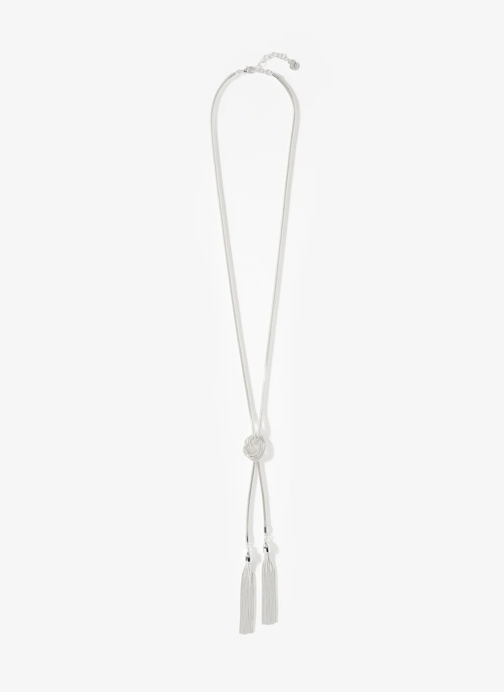 Gold Tone Double Tassel Necklace | Mint Velvet