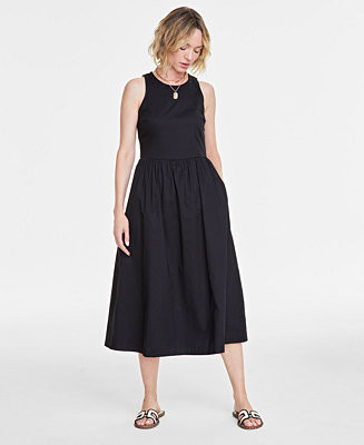 On 34th Women's Sleeveless Tank Midi Dress, Created for Macy's - Macy's | Macy's