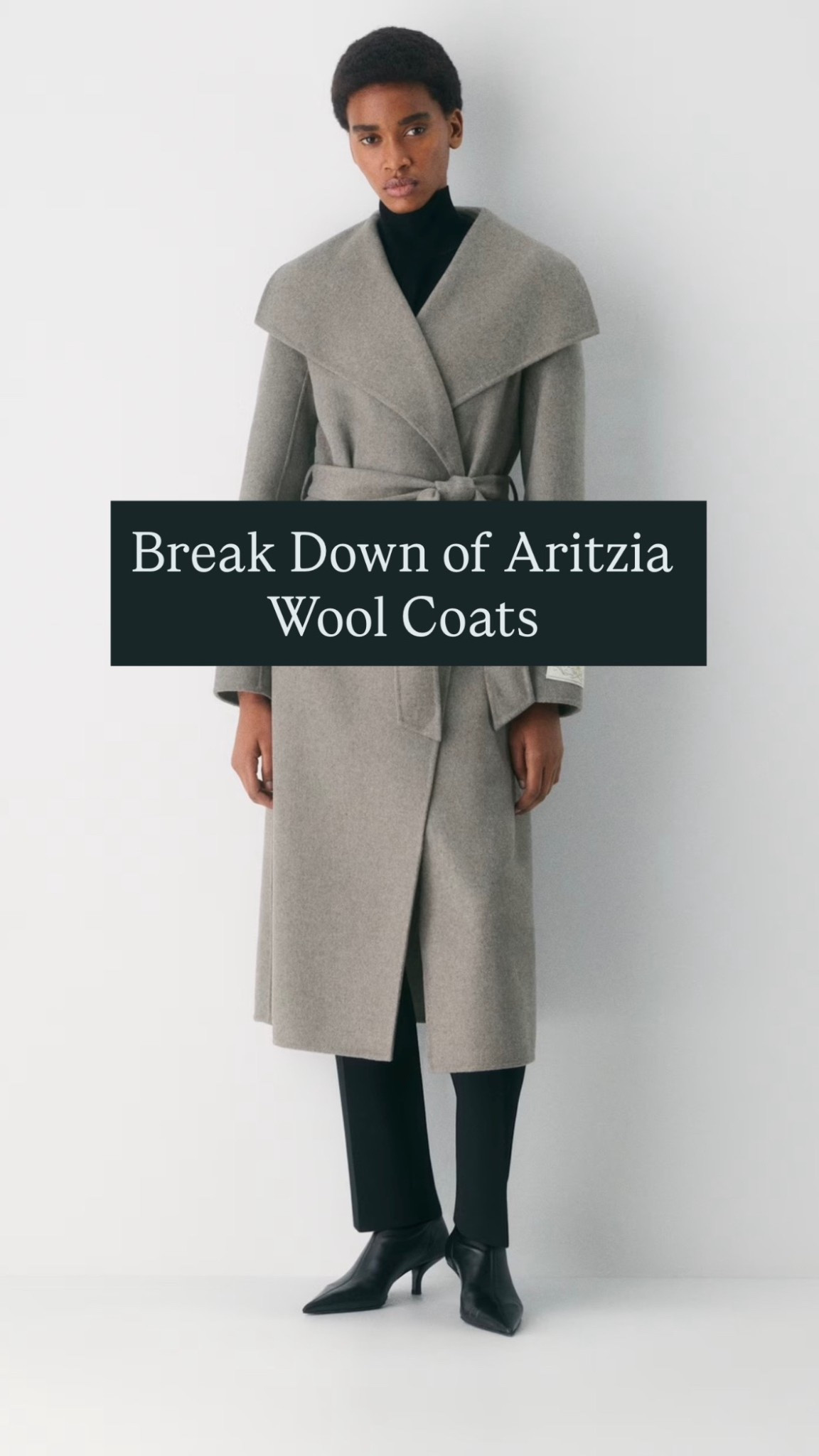 Aritzia Coat Takeaways

- Some styles comes in lined or double wool faced
- Lined coats are heavy but warm
- If coat is a classic fit, I'd size up. 
- The double wool faced coats are incredible - highly recommend. 
- I have the Slouch in 2 colors and the beige is thicker than the taupe. 

Portfolio Double Face Coat - Luxe Wool Cashmere - heather matte pearl 
Classic fit, size up for shoulder room. 
Ankle length of on my 5ft frame
I'm wearing a small
Double Wool Faced

The Only Double-Faced Coat - Luxe (Re)Wool - Dark Night Navy
Roomy Fit, Go TTTS
Wearing An Xs
Lightweight 
Best Petite Fit
Hits Lower Calf

The Emilie Coat - Soft Wool Cashmere - Saville
Classic Fit, Size Up For More Room
Lined And Heavy
Hits Mid Calf
Wearing A Small

The Slouch™ Double-faced Coat - Marcona Beige
Relaxed, Most Oversized Of All Of Them
Color Leans More Beige Pink
Wearing An Xs
Double Wool Faced
Hits Lower Calf

The Slouch™ Double-faced Coat -  Heather Dark Taupe
Relaxed, but not as oversized as the beige color for some reason 
Wearing an xs
Double Wool Faced
Hits lower calf
Fits similar to The Only. 

The Ivy Double-Faced Coat - Wool
Don't own this one
Double wool faced
Classic fit, so size up



#LTKPetite #LTKCyberWeek
