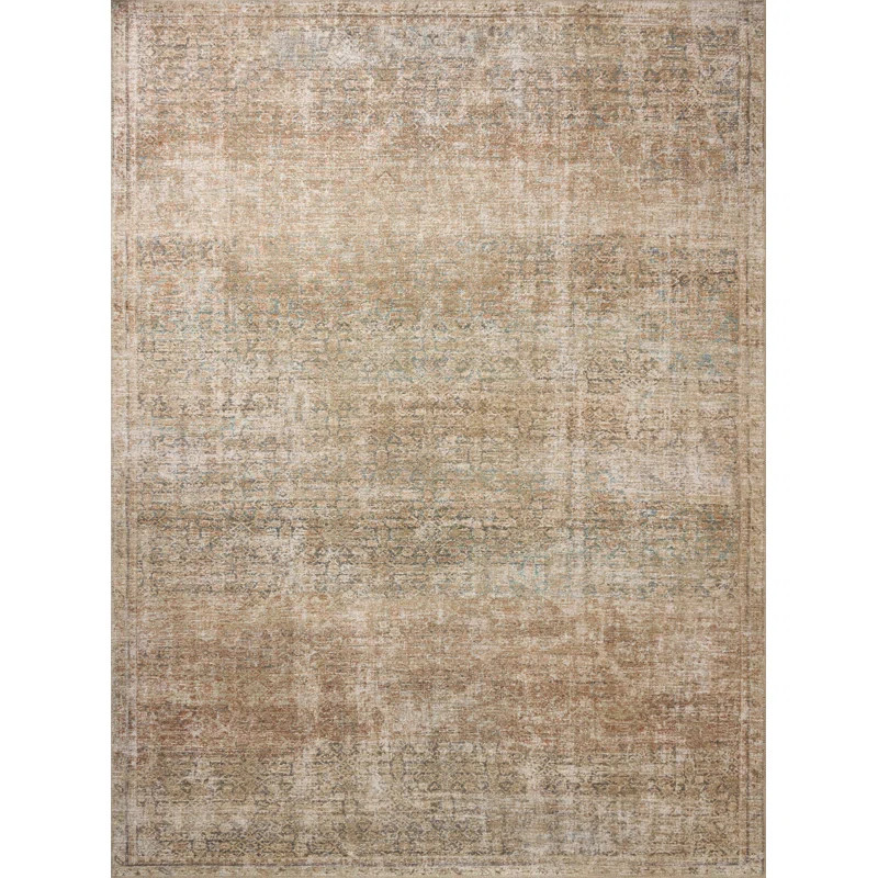 Amber Lewis x Loloi Cambria Ocean / Brick Area Rug | Wayfair North America