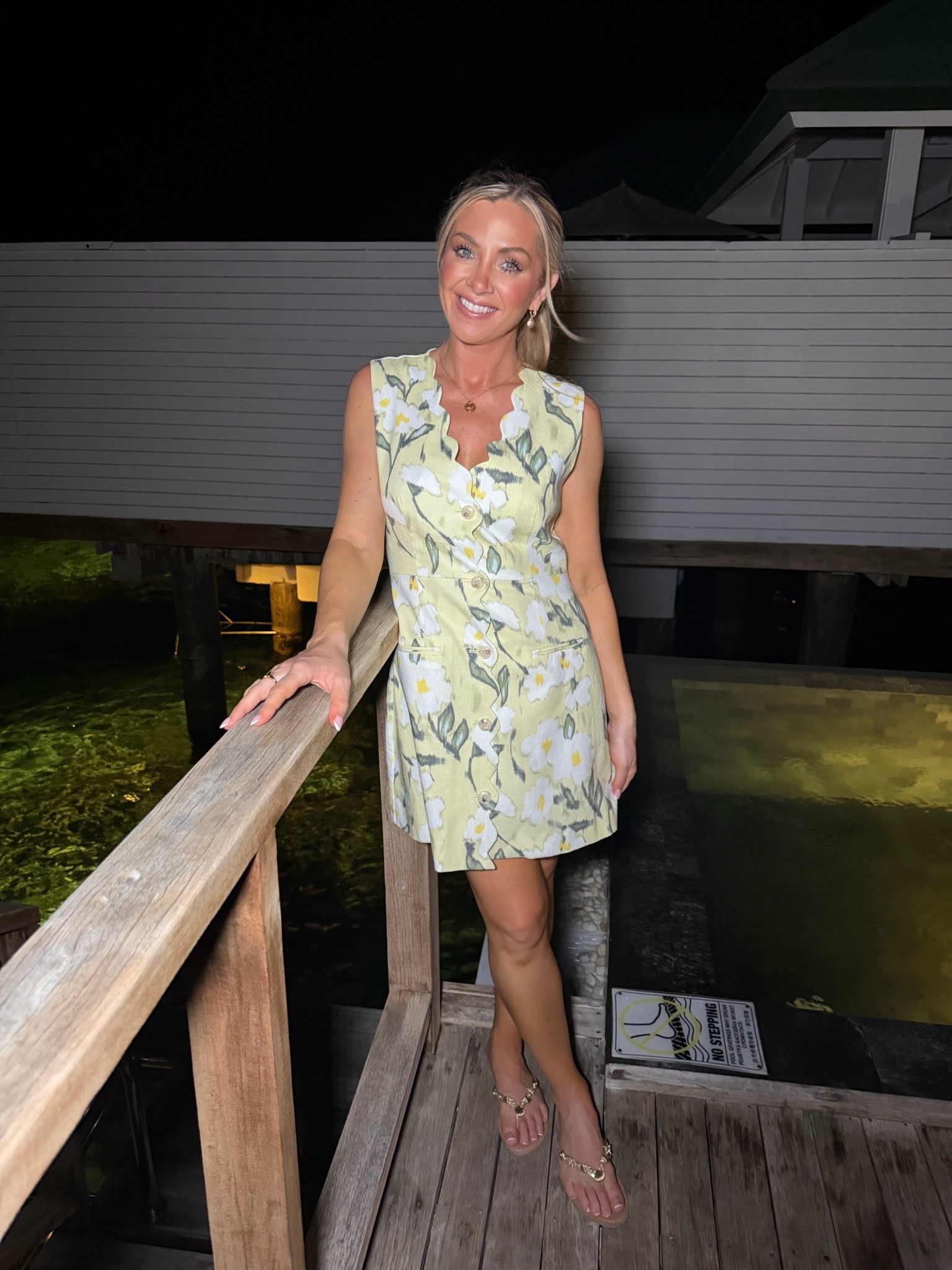 River island yellow mini dress 