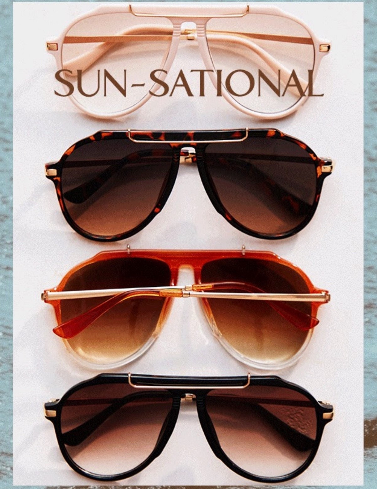 The gold detail in these aviators 🤩. Love all the different colors which are going to be huge for Fall 2025. 🕶️

Sunglasses | Fall sunglasses | Aviators | Free People sunglasses

#LTKStyleTip #LTKFindsUnder100 #LTKSeasonal