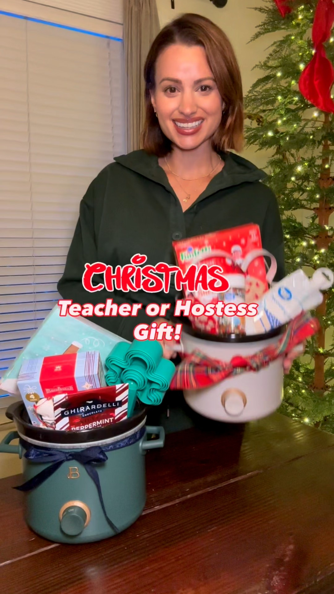 Mini crockpot gift ideas you’ll actually use this holiday! 🎄✨
I created two versions:
🤎 Gingerbread Cookie Night
☕️ Cozy Hot Cocoa Bar

Perfect for teachers, neighbors, hostess gifts, or anyone who loves a cute themed moment.
Everything linked here — mix + match your favorites and build your own! 🎁🎀

#LTKCyberWeek #LTKHoliday #LTKGiftGuide