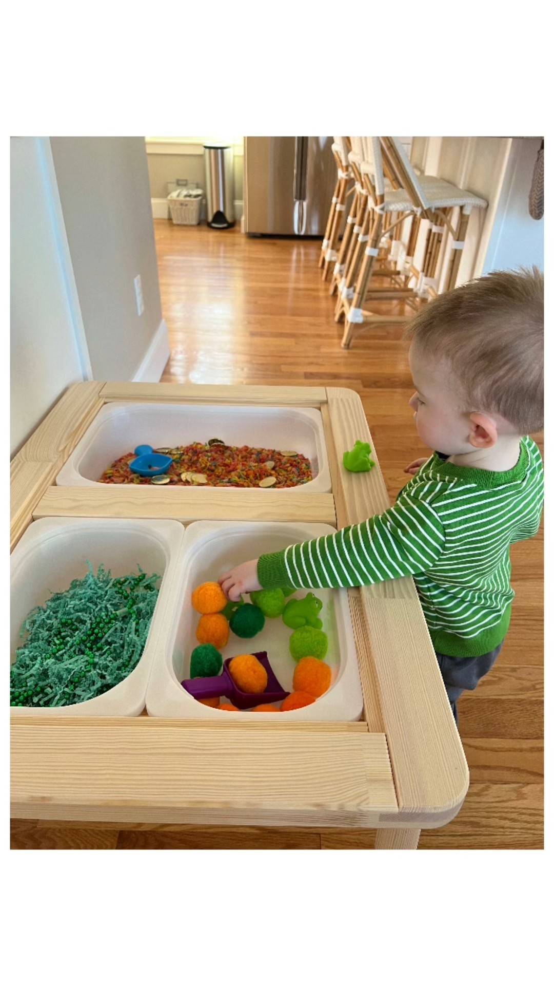 St. Patrick’s Day sensory bin ☘️ 

Sensory bin, sensory play, crafts for kids, kids art, mom hacks 

#LTKKids #LTKmomlife #LTKSeasonal
