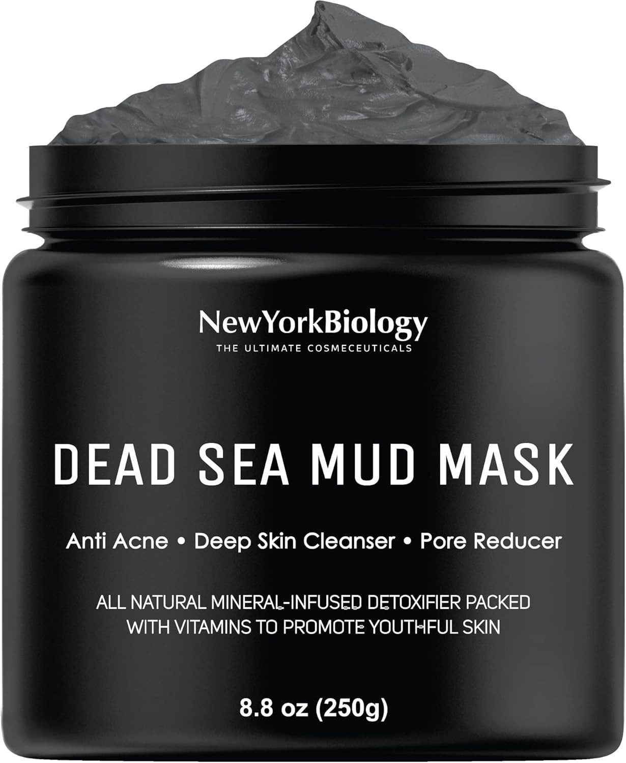 New York Biology Dead Sea Mud Mask for Face and Body - Spa Quality Pore Reducer for Acne, Blackhe... | Amazon (US)