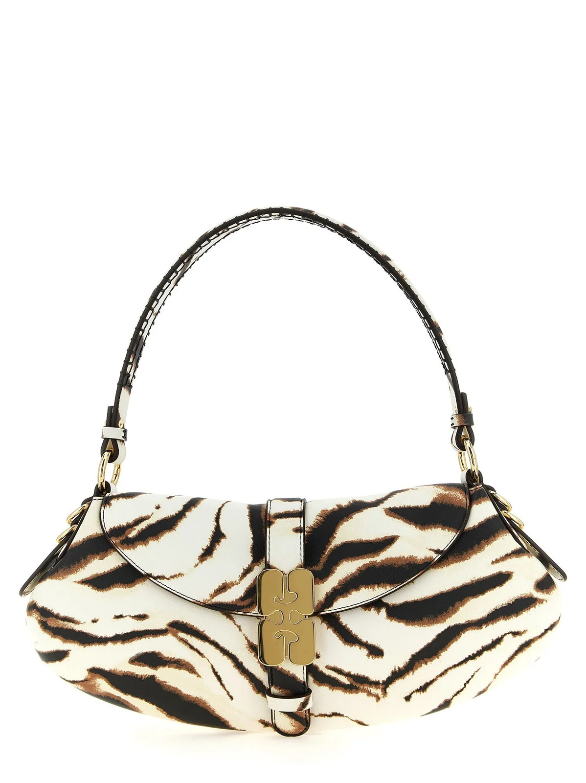 Ganni B-Kat Printed Shoulder Bag | Cettire Global