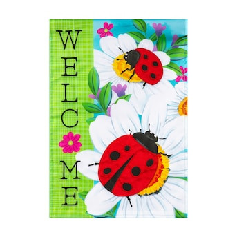 Style Selections 1-ft W x 1.5-ft H Summer Embroidered Garden flag | Lowe's