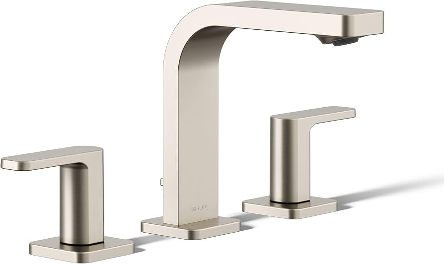 Kohler K-23484-4K-BN Parallel Widespread Bathroom Sink Faucet, 1.0 GPM, Lever Handles, Vibrant Br... | Amazon (US)