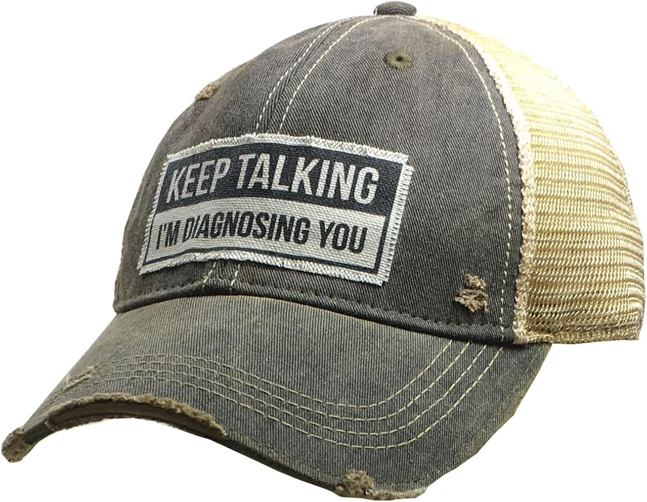 Keep Talking I'm Diagnosing You Cap, Black | Amazon (US)