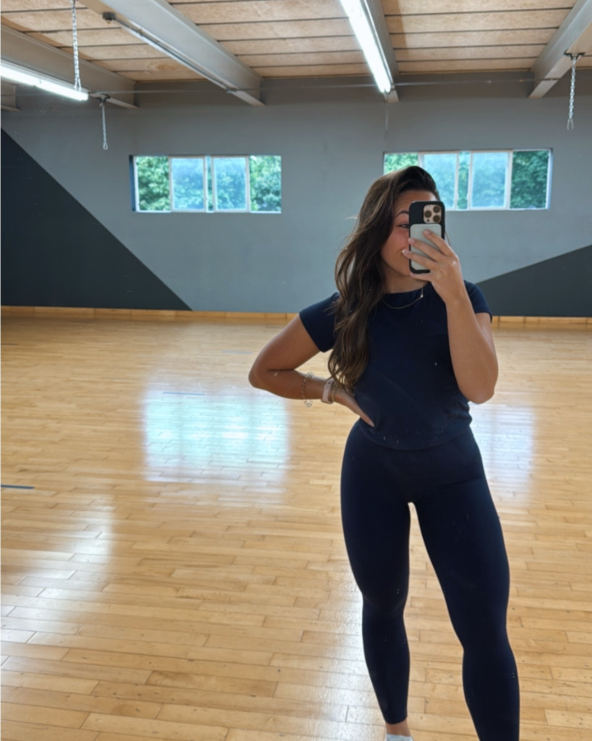 Finally found the blue 🙌 This dark blue gym set from Vitality is the perfect mix of subtle and standout. It gives that pop of color without straying too far from my neutral-loving heart 💙 Comfy, flattering, and made to move with you—10/10 for workouts or coffee runs. #VitalitySet #NeutralWithAPop #AthleisureGoals #MoveInStyle