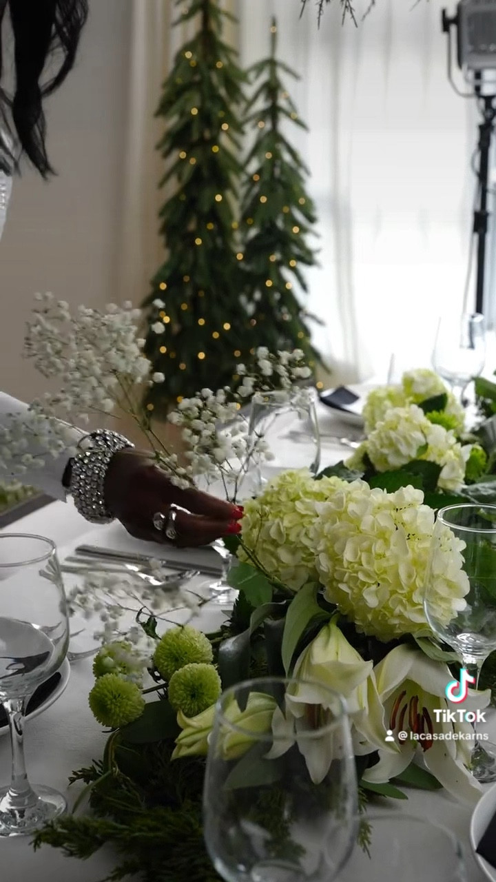 Holiday Tablescape idea - Christmas table decoration

#LTKSeasonal #LTKOver40 #LTKHoliday
