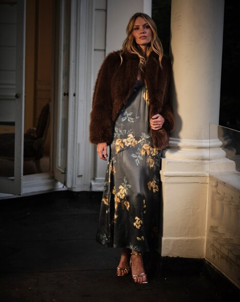 FatFace Celeste Faux Fur Coat | JD Williams (UK)