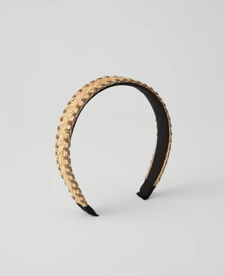 Weekend Straw Headband | Ann Taylor