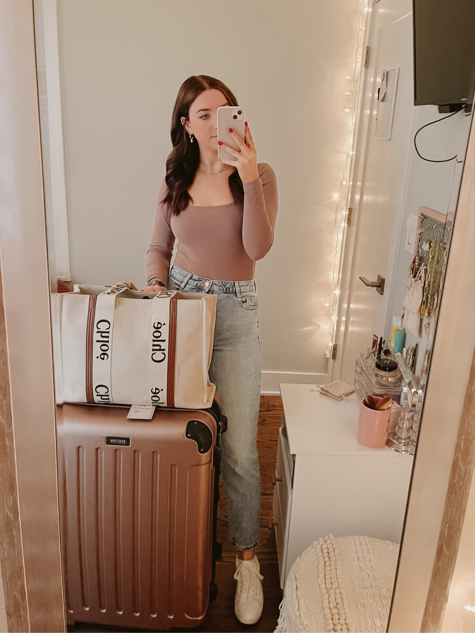 CHI➡️NYC | The perfect airport fit!

#LTKsalealert #LTKitbag #LTKtravel