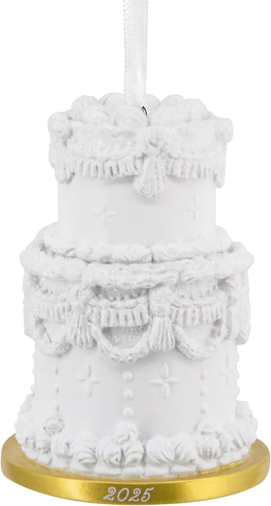 Hallmark Tiered Wedding Cake 2025 Christmas Ornament, Wedding Gifts | Amazon (US)