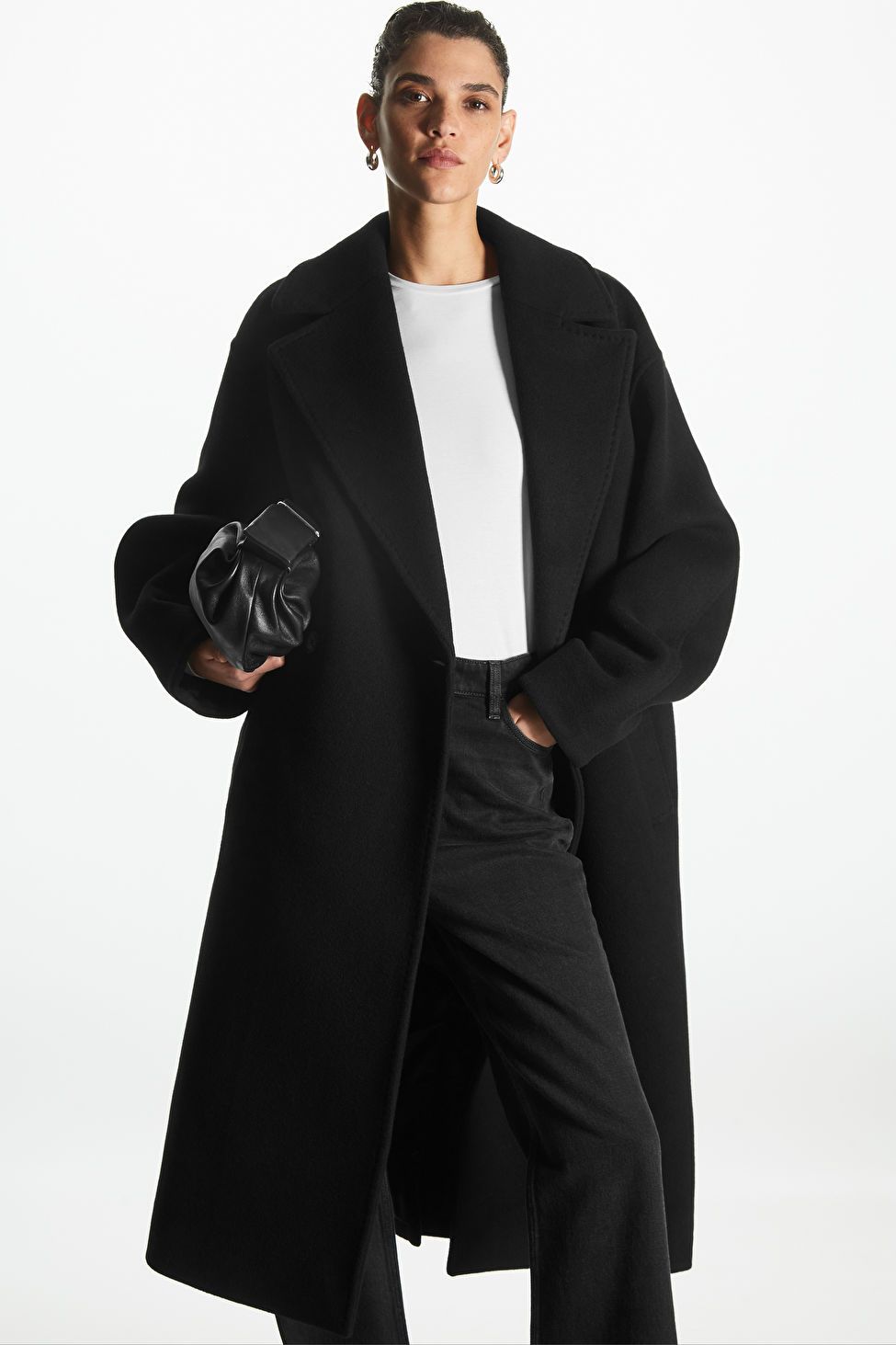 OVERSIZED DOUBLE-BREASTED WOOL COAT | COS (US)