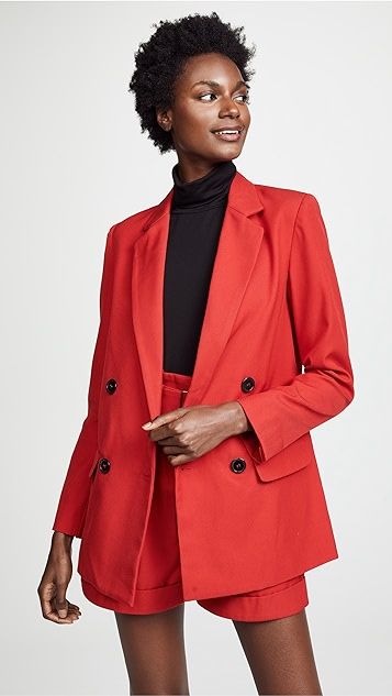 Red Suiting Blazer | Shopbop