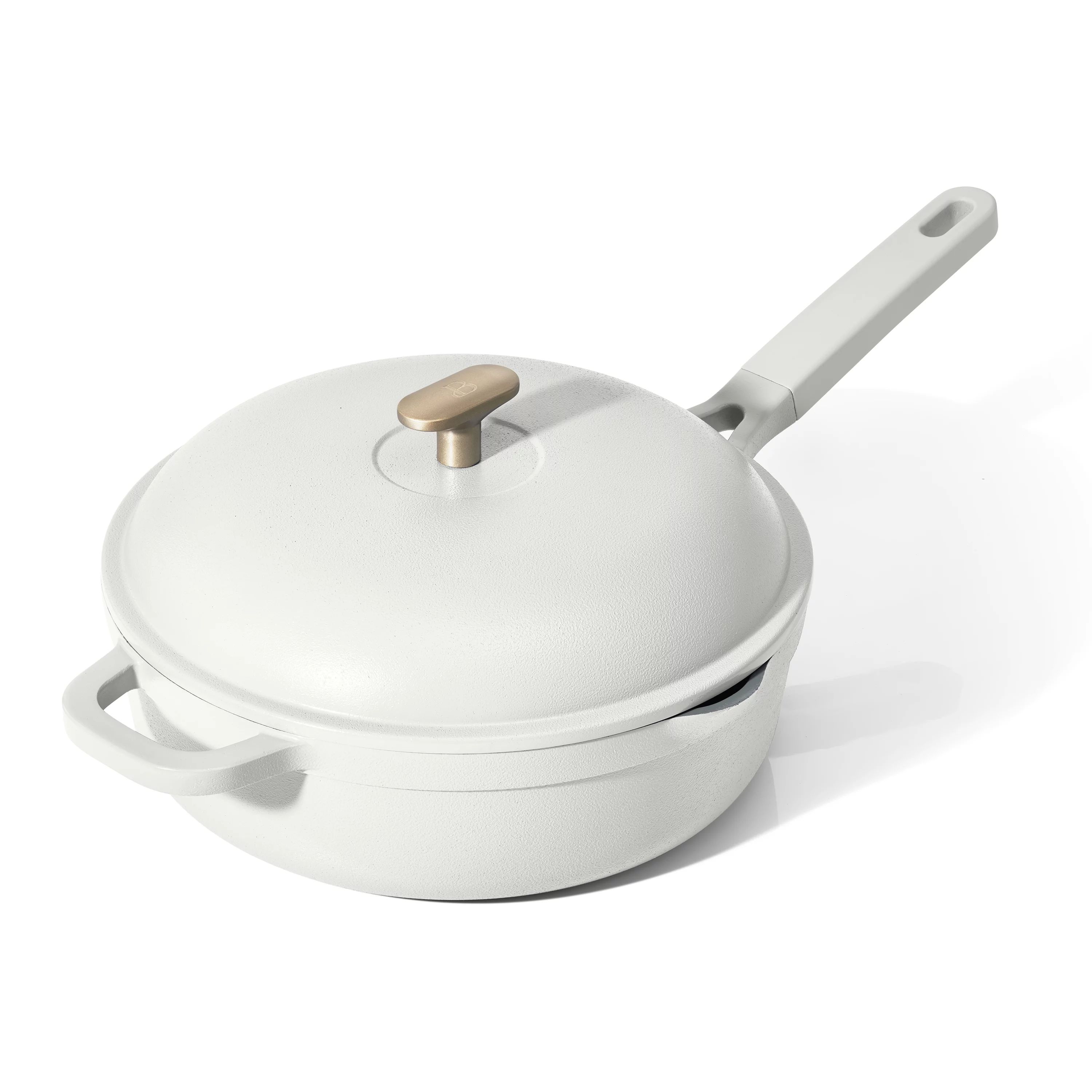 Beautiful All-in-One 4 QT Hero Pan with Steam Insert, 3 Pc Set, White Icing by Drew Barrymore - W... | Walmart (US)