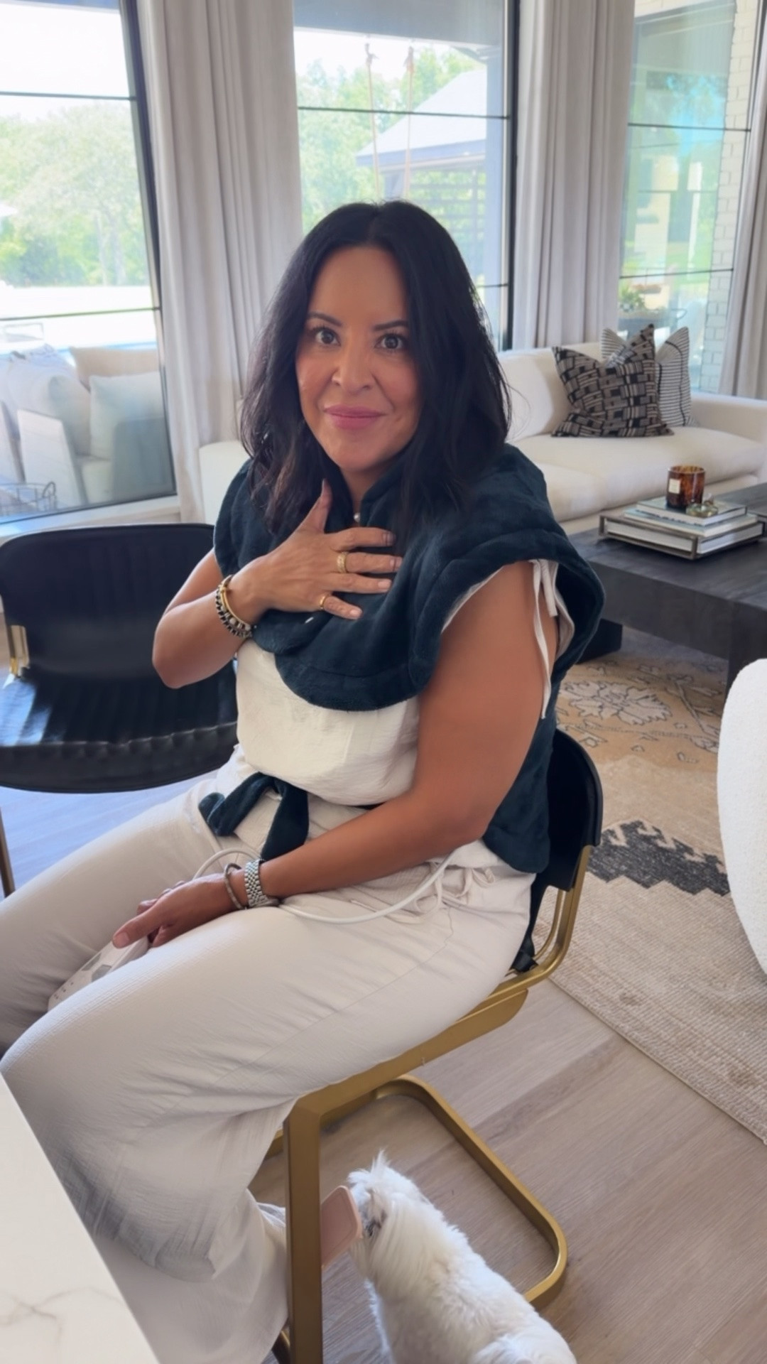 I told Sandi it was time for my daily self-care, and she wanted to know what I was talking about. No shame! Heating pad for neck and shoulders helps me relax at the end of the day!

#LTKOver40 #LTKselfcare #LTKmomlife