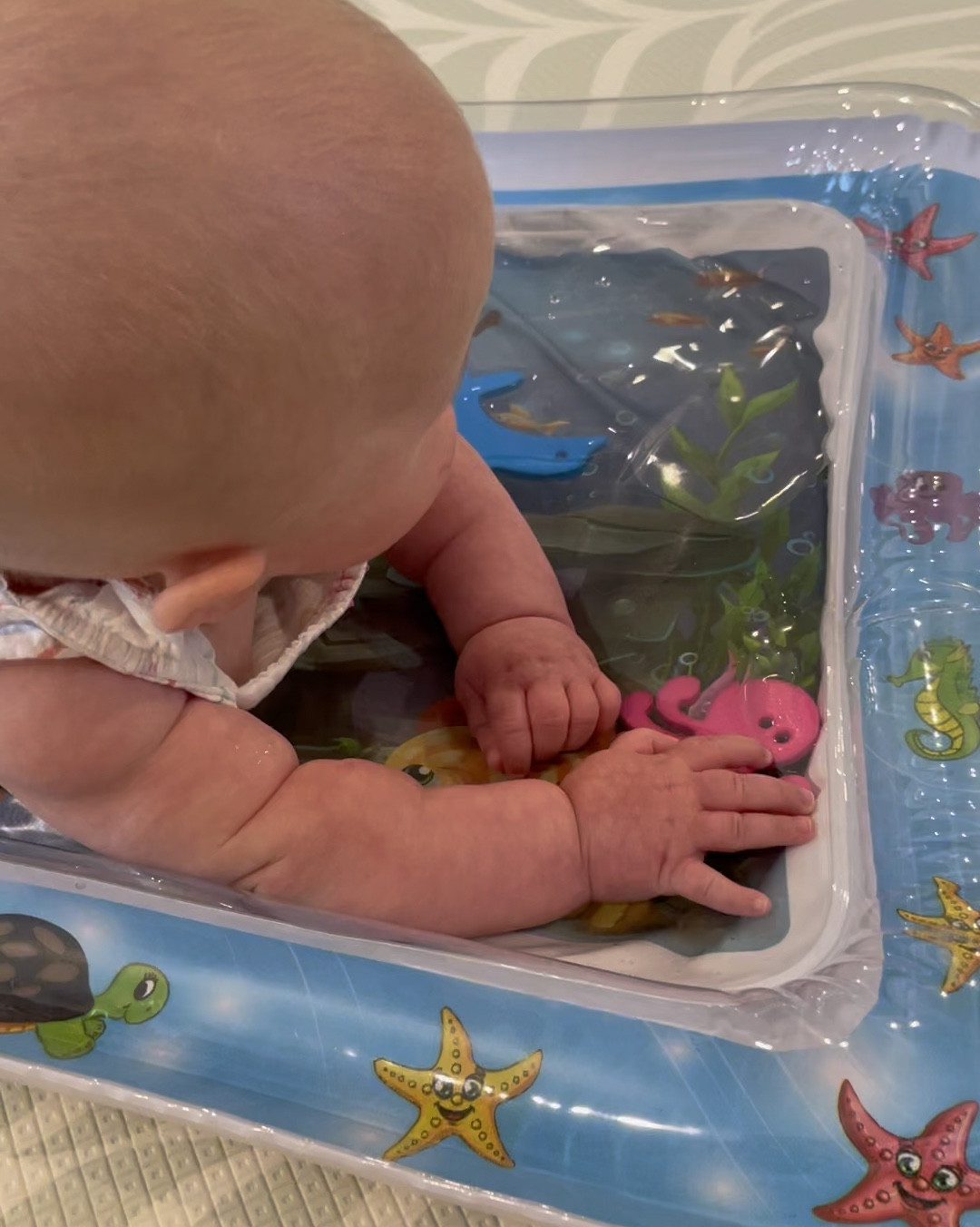 We love this sensory play mat for tummy time and it’s currently on sale on Amazon! Also my toddler still enjoys playing with this and pointing out all the animals in the sea  

#LTKBaby #LTKSaleAlert #LTKVideo